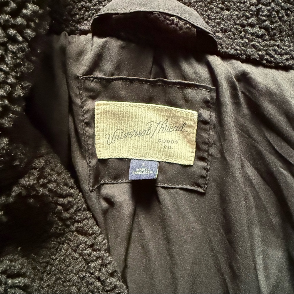 Universal Thread Double-Breasted Teddy Coat - image 6